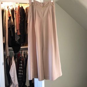 Wide leg dress pant